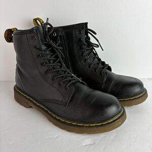 Dr. Martens Black Kids Delaney Boots